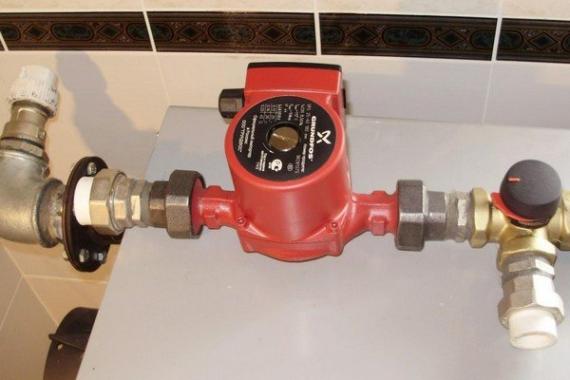 Instructions for installing a pump in the heating system of a private house